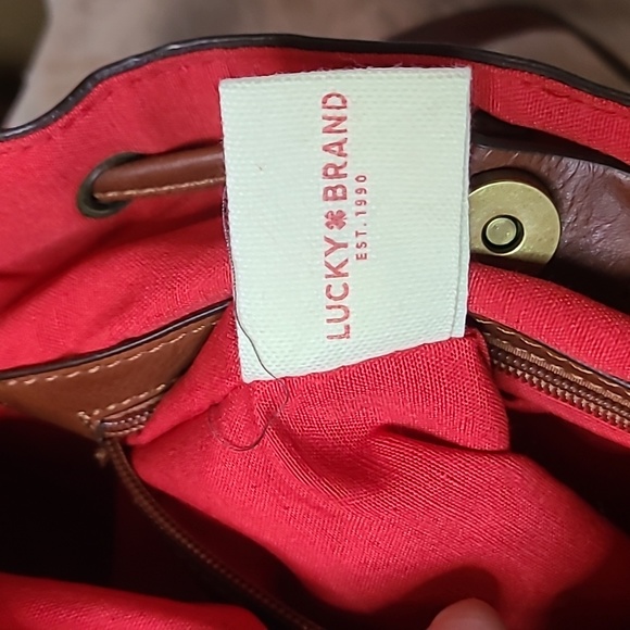 Lucky Brand Kenya Straw Bucket Bag NWT - Picture 5 of 9